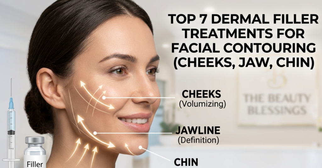 Dermal filler treatments for facial volume and contouring