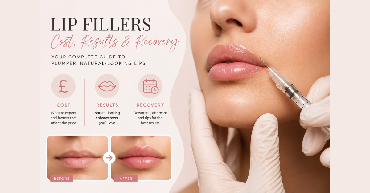Lip filler treatment at Beauty Blessings